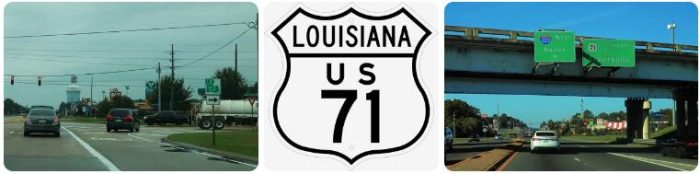 US 71 in Louisiana
